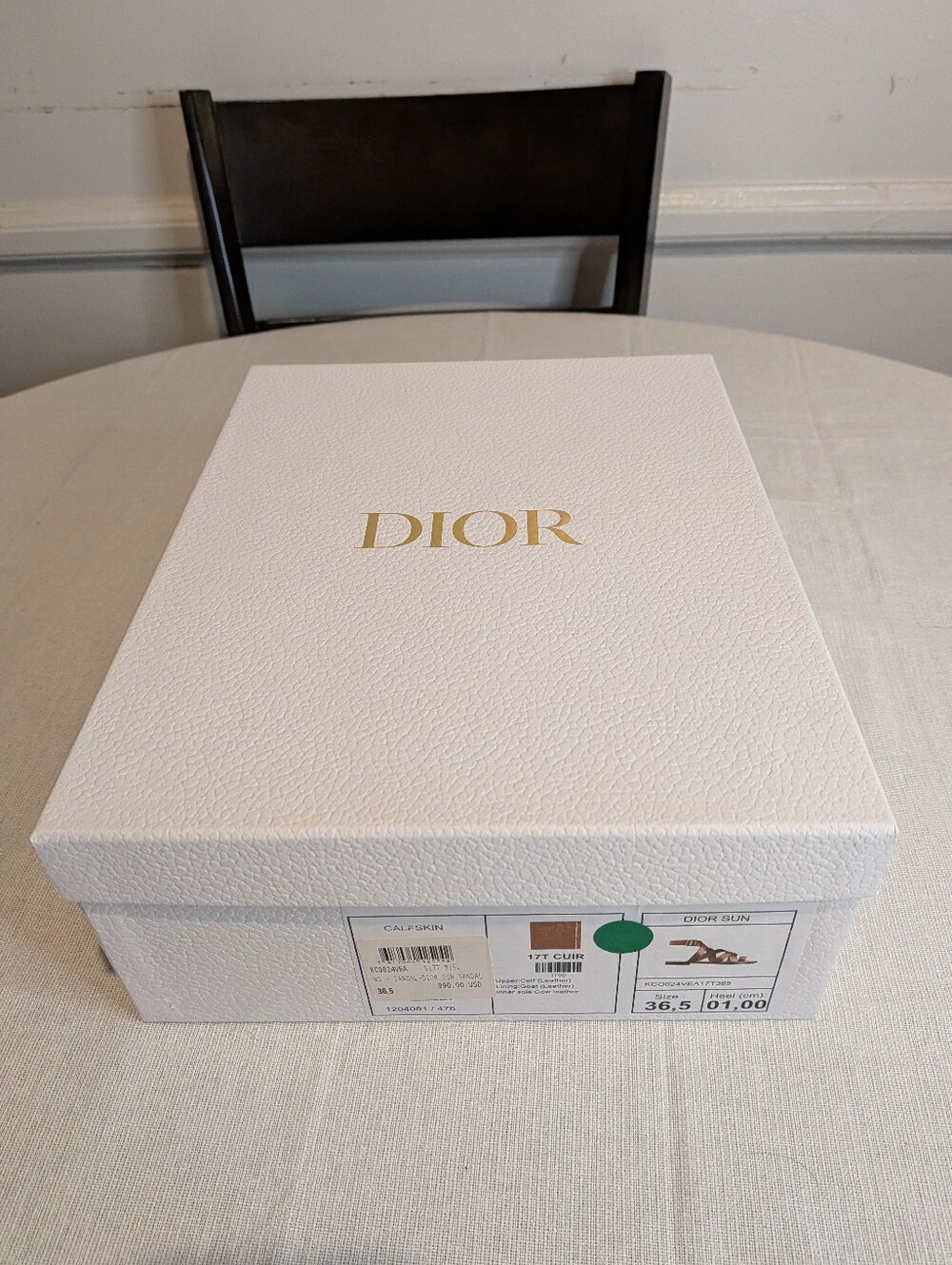 DIOR Empty Gift Shoes Storage Box
